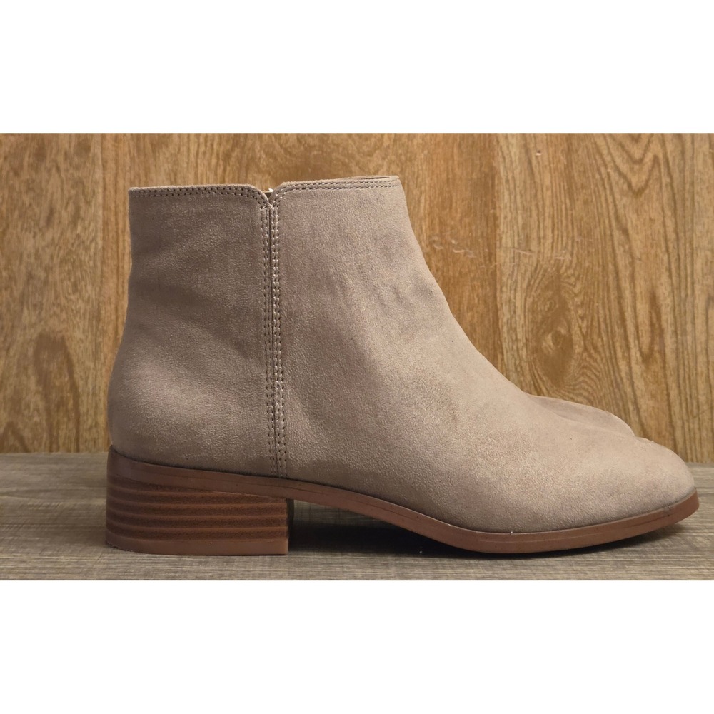 J.Crew‎ Factory Ankle Boots Women's Size 6 Brown Modern Preppy Casual